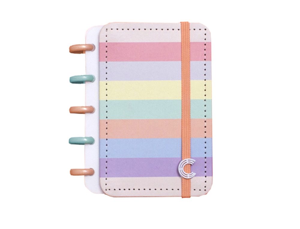 CUADERNO INTELIGENTE INTELIGINE TONOS PASTEL ARCOIRIS 142X101 MM