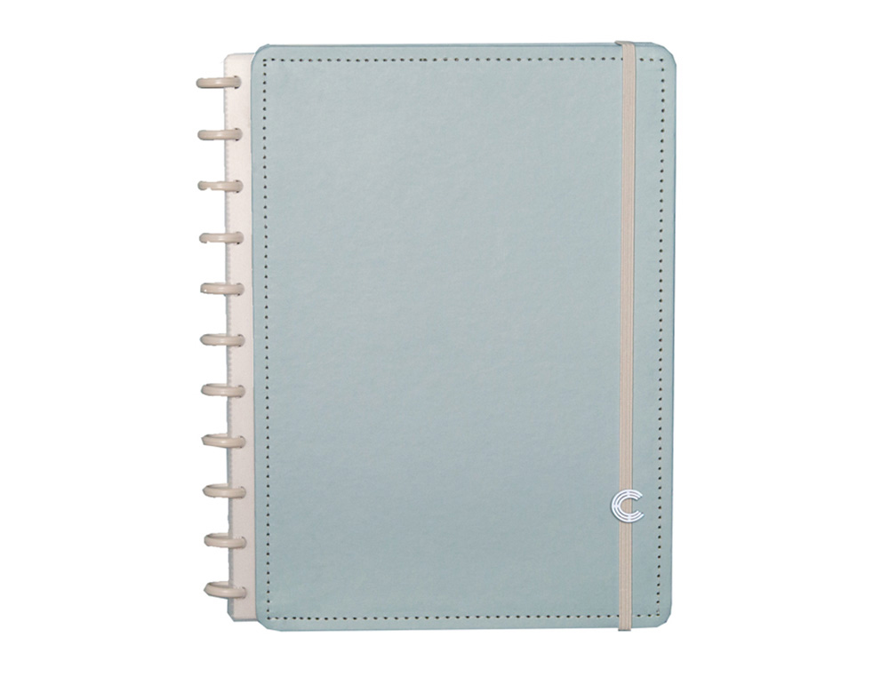 CUADERNO INTELIGENTE GRANDE TONOS PASTEL AZUL 280X215 MM