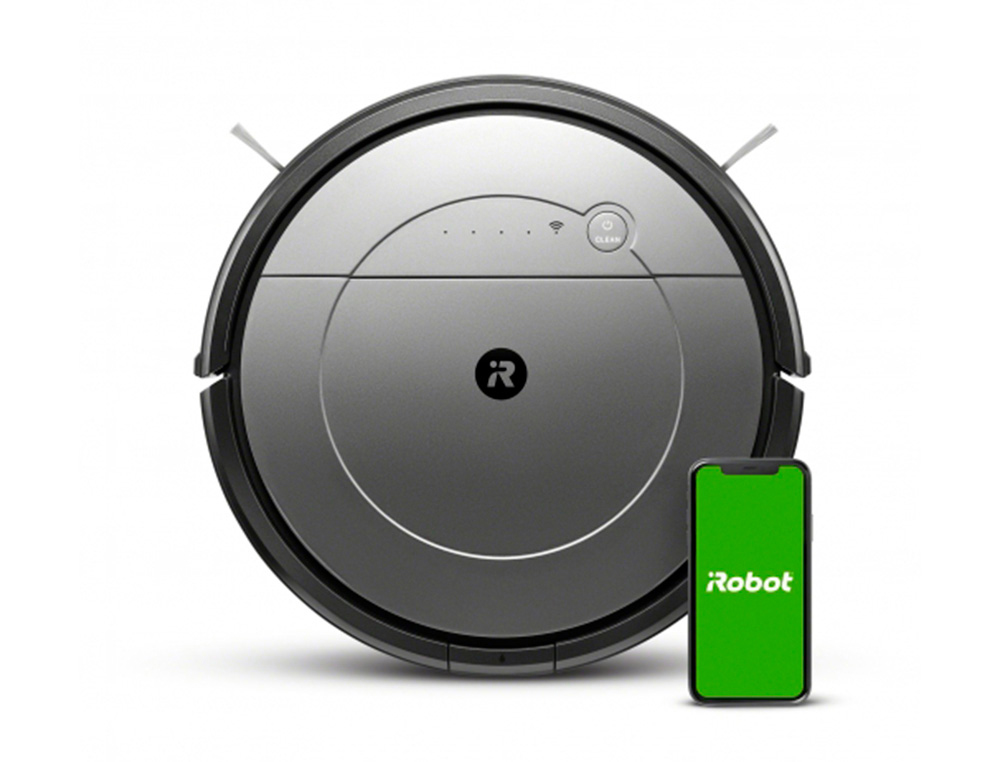 ROBOT ASPIRADOR IROBOT ROOMBA R113840 COMBO ASPIRADOR Y FRIEGASUELOS CEPILLO EN FORMA V WIFI