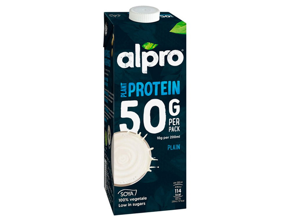 BEBIDA DE SOJA ALPRO ALTA EN PROTEINAS CON CALCIO Y VITAMINAS BRIK DE 1 LITRO