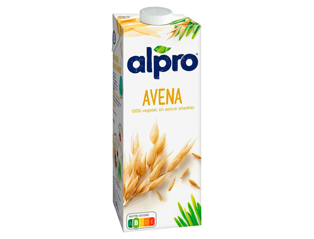 BEBIDA DE AVENA ALPRO 100% VEGETAL CON CALCIO Y VITAMINAS BRIK DE 1 LITRO