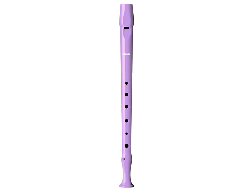 FLAUTA HOHNER 9508 COLOR LAVANDA FUNDA VERDE Y TRANSPARENTE