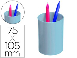 [771 AZ PS] CUBILETE PORTALAPICES ARCHIVO 2000 AZUL PASTEL OPACO PLASTICO 100% RECICLADO DIAMETRO 75 MM ALTO 105 MM