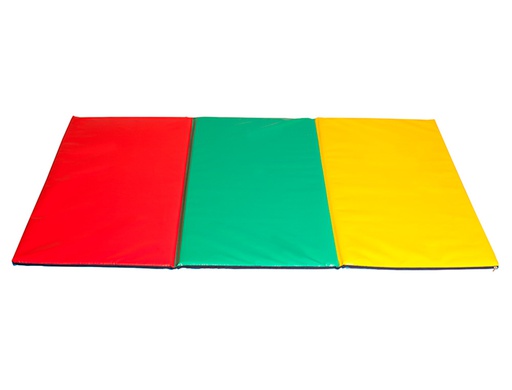 [094F] TATAMI PLEGABLE SUMO DIDACTIC MULTICOLOR 3 CUERPOS COLORES SURTIDOS 180X120X2 CM