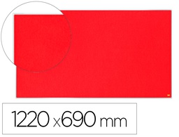 [1915421] TABLERO DE ANUNCIOS NOBO IMPRESSION PRO FIELTRO ROJO FORMATO PANORAMICO 55\&quot; 1220X690 MM
