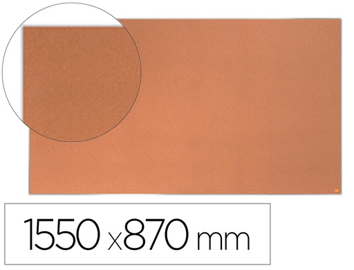 [1915417] TABLERO DE ANUNCIOS NOBO IMPRESSION PRO CORCHO FORMATO PANORAMICO 70\" 1550X870 MM
