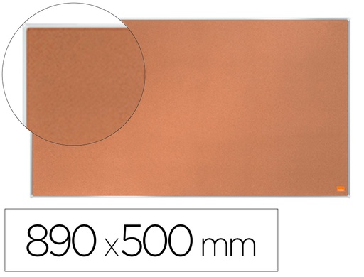 [1915415] TABLERO DE ANUNCIOS NOBO IMPRESSION PRO CORCHO FORMATO PANORAMICO 40\" 890X500 MM
