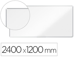 [1915163] PIZARRA BLANCA NOBO PREMIUM PLUS ACERO LACADO MAGNETICA 2400X1200 MM