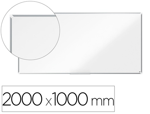 [1915150] PIZARRA BLANCA NOBO PREMIUM PLUS ACERO VITRIFICADO MAGNETICA 2000X1000 MM