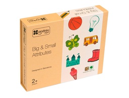 [16125] JUEGO DIDACTICO ANDREUTOYS ATRIBUTOS GRANDES Y PEQUEÑOS