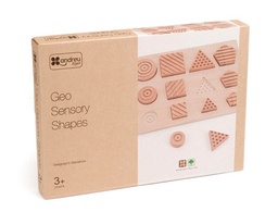 [16106] JUEGO DIDACTICO ANDREUTOYS FORMAS GEOSENSORIALES MADERA 12 PIEZAS