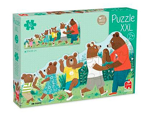 [55266] PUZLE GOULA XXL FAMILIA DE OSOS 16 PIEZAS