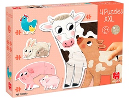 [53175] PUZLE GOULA XXL MAMAS Y BEBES 14 PIEZAS