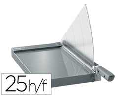 [90230000] GUILLOTINA DE PALANCA LEITZ PRECISION OFFICE PRO A4+ BASE CRISTAL LONGITUD CORTE 381 MM CAPACIDAD DE CORTE 25 HOJAS