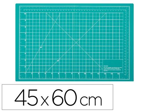 [PQ04] PLANCHA PARA CORTE LIDERPAPEL DIN A2 3MM GROSOR COLOR VERDE CLARO