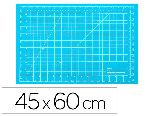 [PQ03] PLANCHA PARA CORTE LIDERPAPEL DIN A2 3MM GROSOR COLOR AZUL