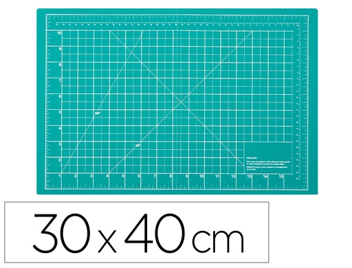 [PQ02] PLANCHA PARA CORTE LIDERPAPEL DIN A3 3MM GROSOR COLOR VERDE CLARO