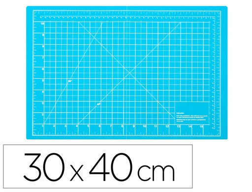 [PQ01] PLANCHA PARA CORTE LIDERPAPEL DIN A3 3MM GROSOR COLOR AZUL