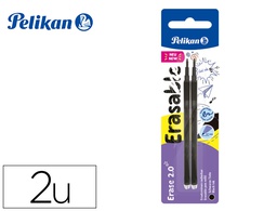 [9585019] RECAMBIO ROLLER PELIKAN ERASE 2.0 COLOR NEGRO BLISTER DE 2 UNIDADES