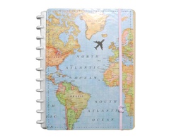 [CIGD4095] CUADERNO INTELIGENTE GRANDE CI X GOCASE MAPA MUNDI 280X215 MM