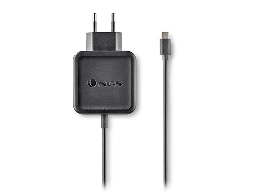 [W-45WTYPEC] CARGADOR UNIVERSAL NGS DE PARED PARA PORTATIL 45W TIPO C 5V/9V/12V/15V-3A 20V/2,25A