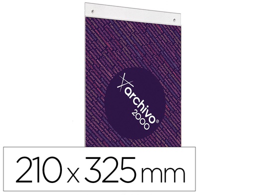 [10704 CS TP] EXPOSITOR MURAL ARCHIVO 2000 CON TALADROS ULTRA TRANSPARENTE DIN A4 VERTICAL 210X325 MM