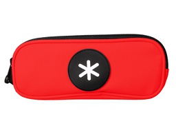[TK37] BOLSO ESCOLAR PORTATODO ANTARTIK DOBLE CREMALLERA COLOR ROJO 210X60X80 MM