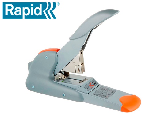 [21698301] GRAPADORA RAPID DUAX CAPACIDAD DE GRAPADO 170 HOJAS USA GRAPAS DUAX COLOR PLATA/NARANJA
