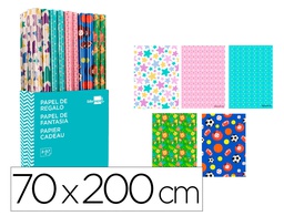 [PR08] PAPEL DE REGALO LIDERPAPEL INFANTIL ROLLO DE 70 X 200 CM