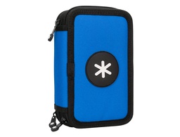 [TK74] PLUMIER ESCOLAR ANTARTIK TRIPLE COLOR AZUL 36 PIEZAS