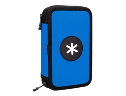 [TK70] PLUMIER ESCOLAR ANTARTIK DOBLE COLOR AZUL 28 PIEZAS