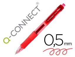 [KF00383] BOLIGRAFO Q-CONNECT SIGMA RETRACTIL 0,5 MM COLOR ROJO