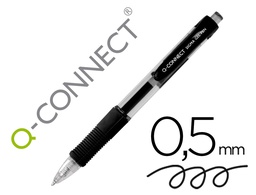 [KF00381] BOLIGRAFO Q-CONNECT SIGMA RETRACTIL 0,5 MM COLOR NEGRO