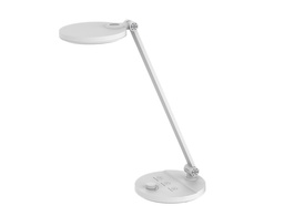 [KF10972] LAMPARA DE OFICINA Q-CONNECT SOBREMESA PROFESIONAL ABS 80 LEDS 7 W CON INTERRUPTOR COLOR BLANCO