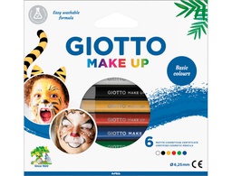 [F474200] SET GIOTTO MAKE UP 6 LAPICES COSMETICOS COLORES CLASICOS