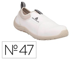 [MIAMIS2BC47] ZAPATOS DE SEGURIDAD DELTAPLUS MICROFIBRA PU SUELA PU MONO-DENSIDAD COLOR BLANCO TALLA 47