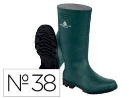 [STONEOBVE38] BOTAS DELTAPLUS DE SEGURIDAD STONE PVC VERDE SUELA DE TACOS TALLA 38