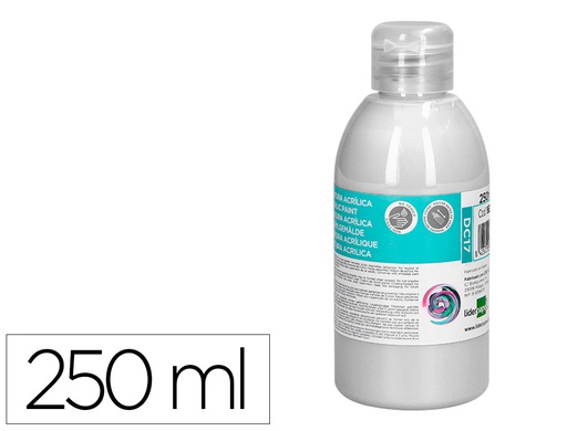 [DC17] PINTURA ACRILICA LIDERPAPEL BOTE DE 250 ML BLANCO