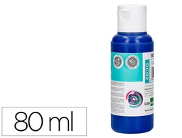 [DC02] PINTURA ACRILICA LIDERPAPEL BOTE DE 80 ML AZUL ULTRAMAR