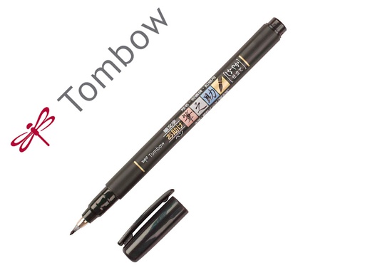 [WS-BS] ROTULADOR TOMBOW FUDENOSUKE TINTA BASE DE AGUA PUNTA PINCEL BLANDA NEGRO