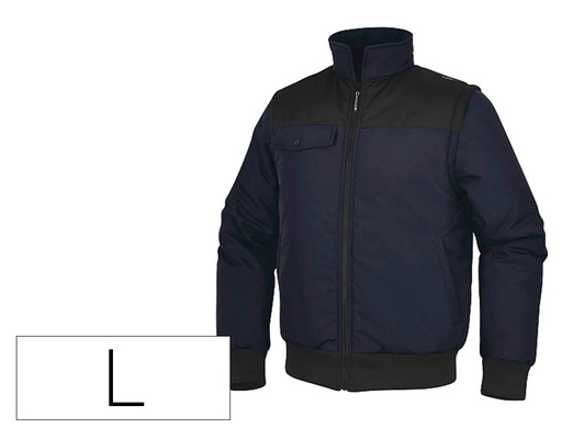 [NEWD2MNGT] CHALECO DELTAPLUS MULTIBOLSILLOS CON CREMALLERA Y MANGAS DESMONTABLES 80% POLIESTER 20% ALGODON TALLA L