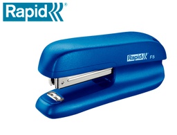 [5000265] GRAPADORA RAPID F5 MINI PLASTICO CAPACIDAD DE GRAPADO 10 HOJAS USA GRAPAS N 10 COLOR AZUL