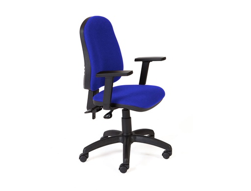 [911/3+958] SILLA ROCADA DIRECCION SISTEMA ASINCRO CON BRAZOS COLOR AZUL