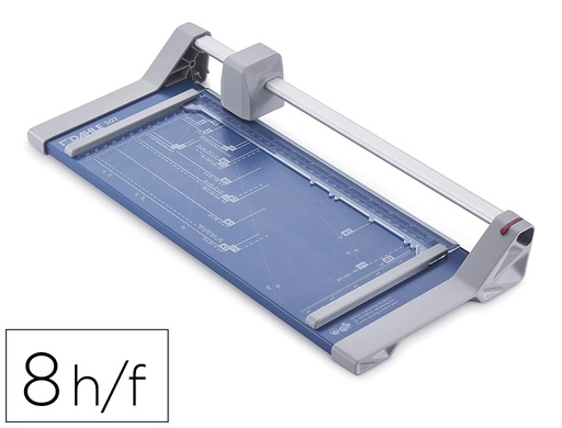 [00507-24040] CIZALLA DE RODILLO DAHLE 507 CON BASE METALICA DIN A4 CAPACIDAD DE CORTE 8 HOJAS