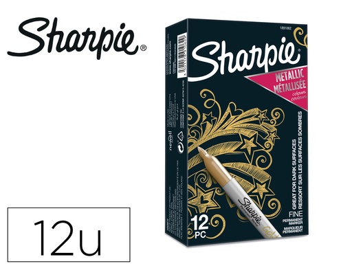 [1891062] ROTULADOR SHARPIE PERMANENTE FINO METALLIC ORO