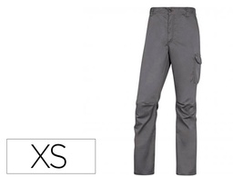[PANOSTRPAGNTPT] PANTALON DE TRABAJO DELTAPLUS CINTURA ELASTICA 5 BOLSILLOS COLOR GRIS / NEGRO TALLA XS