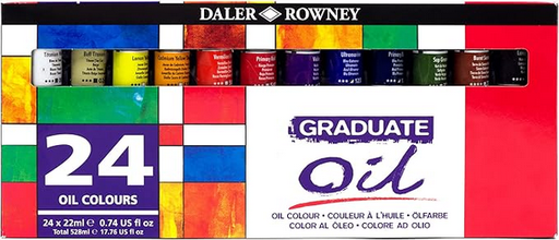 [D117522024] SET DE OLEO DALER ROWNEY GRADUATE 24UND X 22ML