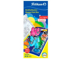 [720854] ACUARELA PELIKAN K12 ESTUCHE PLASTICO 12 COLORES