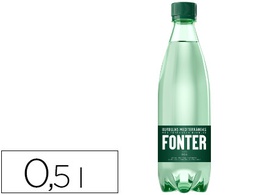 [50187] AGUA MINERAL NATURAL CON GAS FONTER BOTELLA DE 500ML