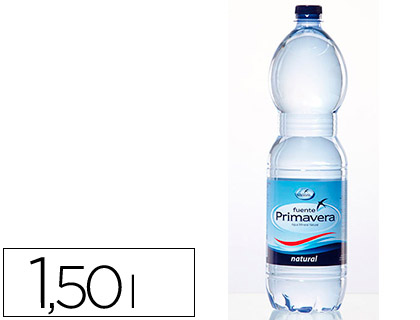 [FP1.5L] AGUA MINERAL NATURAL FUENTE PRIMAVERA BOTELLA DE 1,5 L